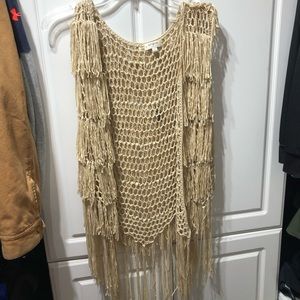 Crochet Fringe Vest